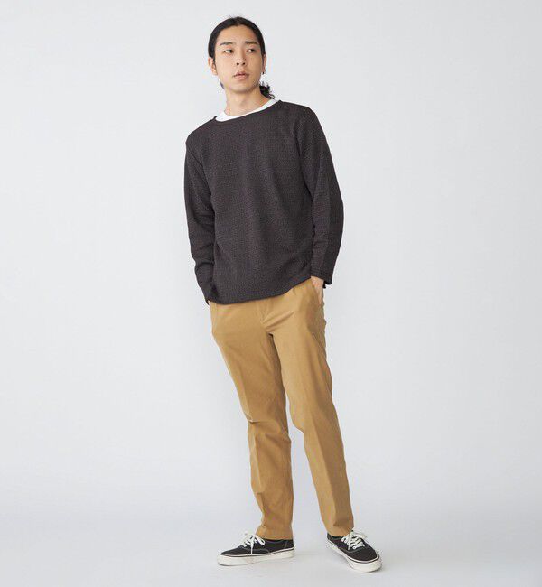 SHIPS「SHIPS: ローゲージ ピケ ボートネック カットソー」|Tシャツ・カットソー|