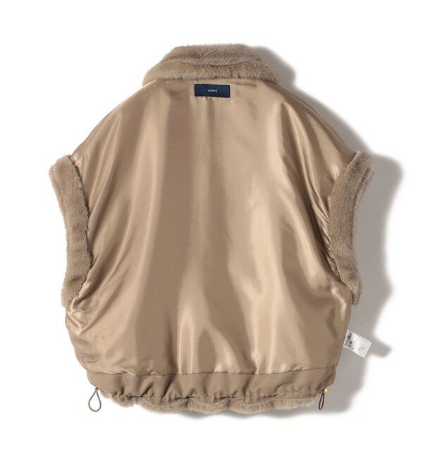 SHIPS for women「【WEB限定】グラデーション ファー ジップ ベスト」|その他|