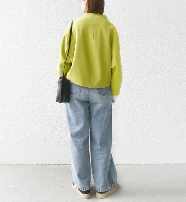 SHIPS for women「【WEB限定】〈手洗い可能〉 ウールライク ボトル ネック ジップ ブルゾン」|ブルゾン・スタジャン|