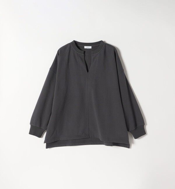 SHIPS any「《追加予約》【WEB限定】SHIPS any:〈洗濯機可能〉USAコットン 裏毛 スキッパー ルーズ スウェット」|スウェット・ジャージ|