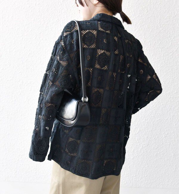 SHIPS any「SHIPS any:〈手洗い可能〉パッチワーク レース ジャケット シャツ」|その他|