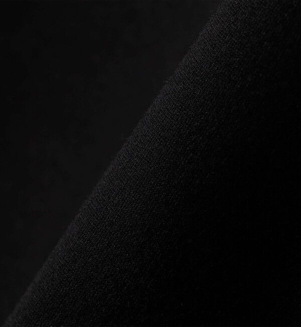 quaranciel「quaranciel:〈洗濯機可能〉ライト ポンチ ハーフジップ フレンチスリーブ TEE」|Tシャツ・カットソー|