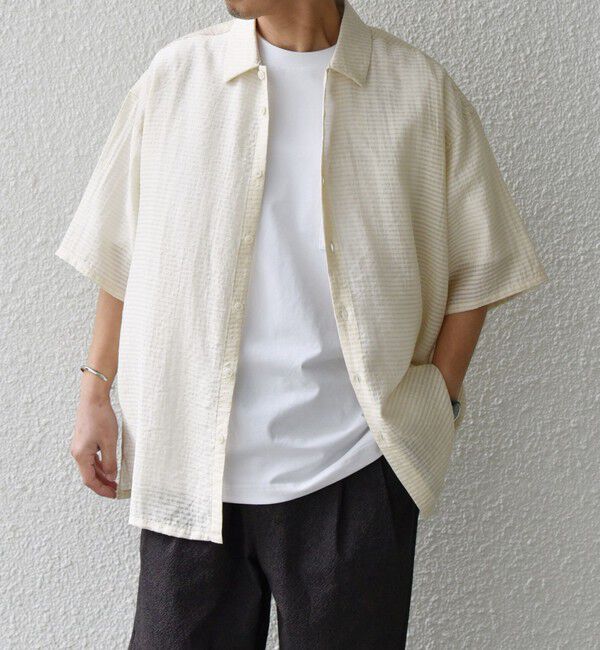 SHIPS any「SHIPS any:〈洗濯機可能〉ミニ チェック レギュラーカラー シアー シャツ◇」|シャツ・ブラウス|