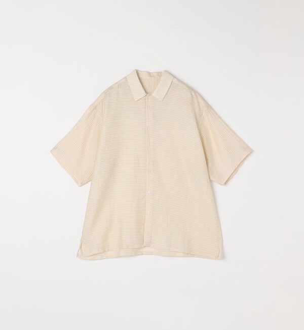 SHIPS any「SHIPS any:〈洗濯機可能〉ミニ チェック レギュラーカラー シアー シャツ◇」|シャツ・ブラウス|