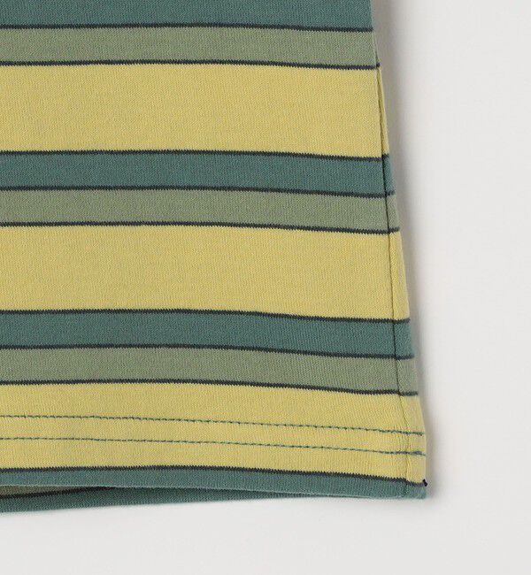 SHIPS any「FRUIT OF THE LOOM: 刺繍 ロゴ カラー ボーダー Tシャツ<KIDS>」|Tシャツ・カットソー|