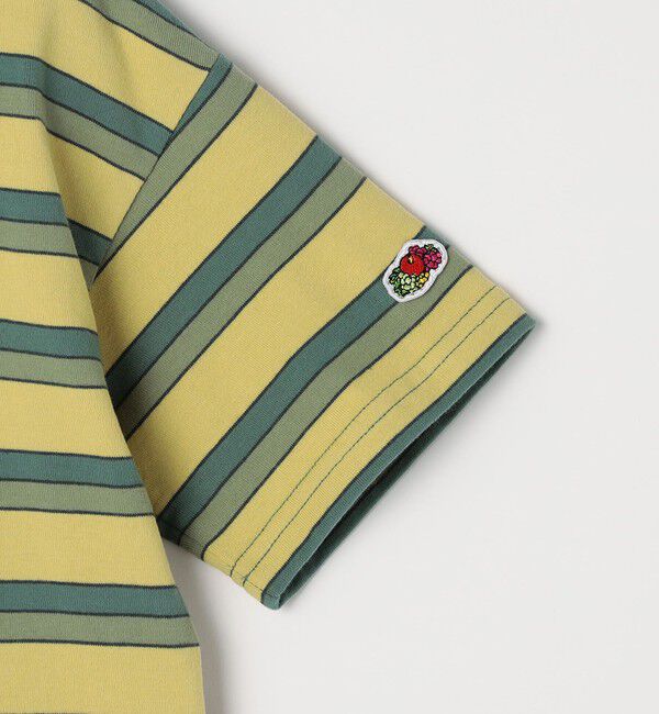 SHIPS any「FRUIT OF THE LOOM: 刺繍 ロゴ カラー ボーダー Tシャツ<KIDS>」|Tシャツ・カットソー|