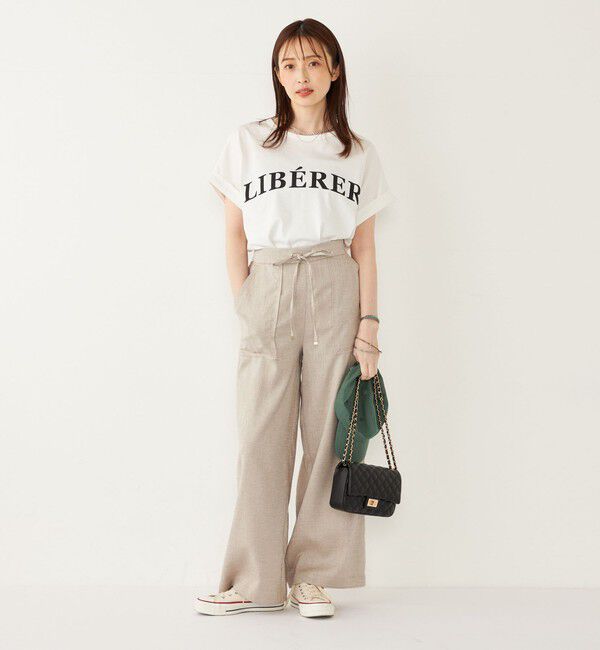 SHIPS Colors 「SHIPS Colors:〈接触冷感・UVカット〉ビッグロゴ ドルマン Tシャツ◇」|Tシャツ・カットソー|