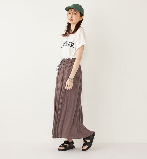 SHIPS Colors 「SHIPS Colors:〈接触冷感・UVカット〉ビッグロゴ ドルマン Tシャツ◇」|Tシャツ・カットソー|