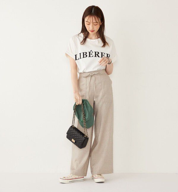 SHIPS Colors 「SHIPS Colors:〈接触冷感・UVカット〉ビッグロゴ ドルマン Tシャツ◇」|Tシャツ・カットソー|