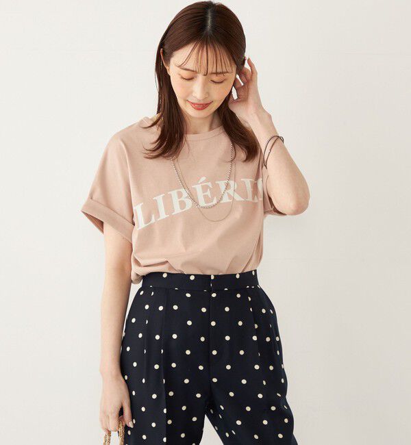 SHIPS Colors 「SHIPS Colors:〈接触冷感・UVカット〉ビッグロゴ ドルマン Tシャツ◇」|Tシャツ・カットソー|