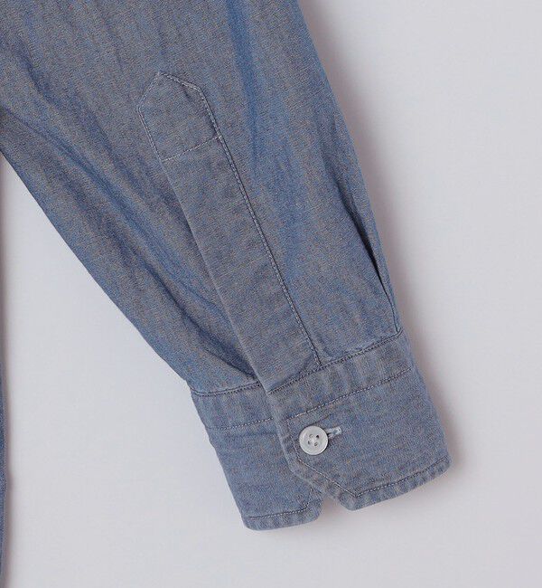 SHIPS「【SHIPS別注】Salvatore Piccolo: ストーンウォッシュデニム ボタンダウンシャツ」|シャツ・ブラウス|