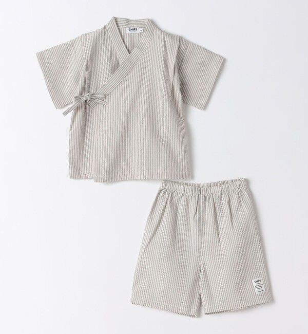 SHIPS Colors 「SHIPS Colors: 90～130cm /〈洗濯機可能〉甚平 ストライプ」|その他|