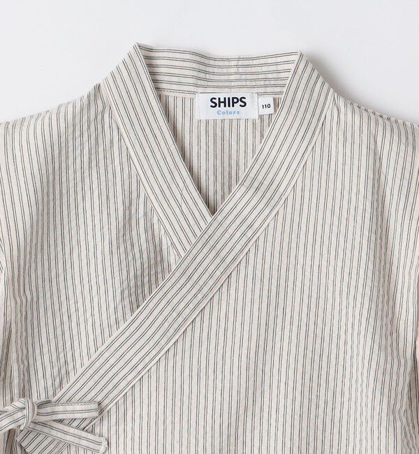 SHIPS Colors 「SHIPS Colors: 90～130cm /〈洗濯機可能〉甚平 ストライプ」|その他|