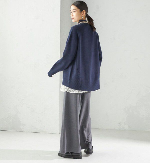 SHIPS for women「〈手洗い可能〉ウール カシミヤ ハイネック プルオーバー」|ニット・セーター|