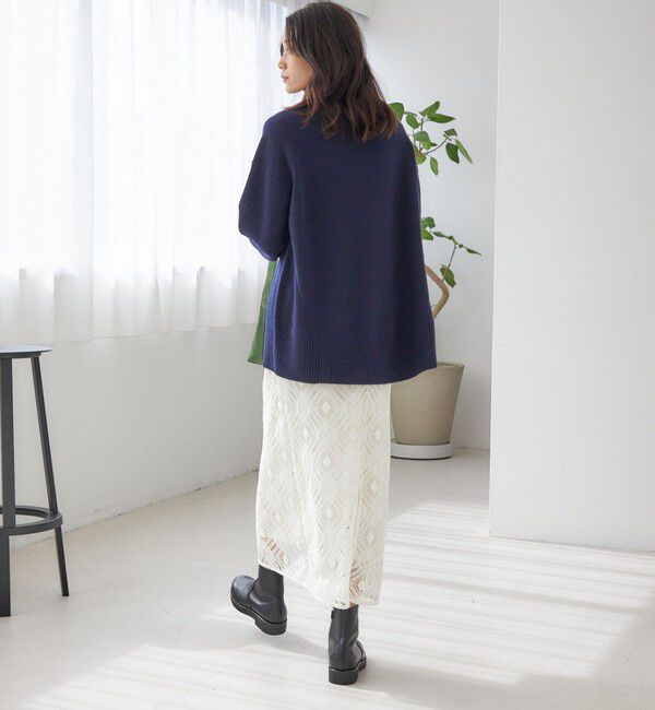 SHIPS for women「〈手洗い可能〉ウール カシミヤ ハイネック プルオーバー」|ニット・セーター|