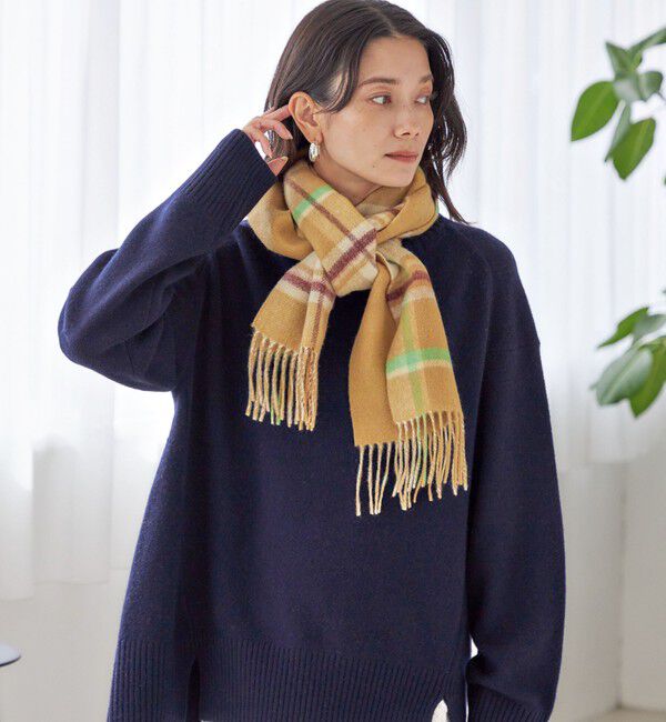 SHIPS for women「〈手洗い可能〉ウール カシミヤ ハイネック プルオーバー」|ニット・セーター|