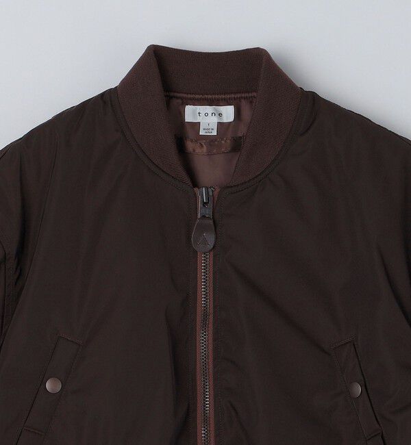SHIPS「tone: BOMBER JACKET」|ブルゾン・スタジャン|