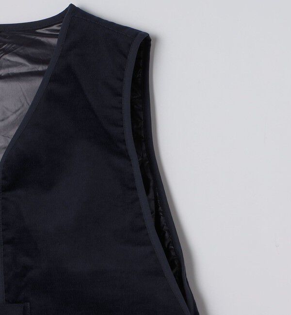 SHIPS「rajabrooke: CORDUROY VEST」|ダウンベスト・ベスト|