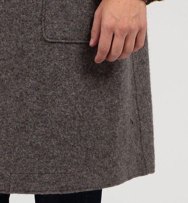 TOMORROWLAND MENS「ローデンニット マックコート」|ステンカラーコート|
