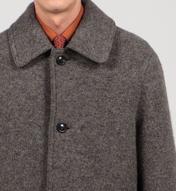 TOMORROWLAND MENS「ローデンニット マックコート」|ステンカラーコート|