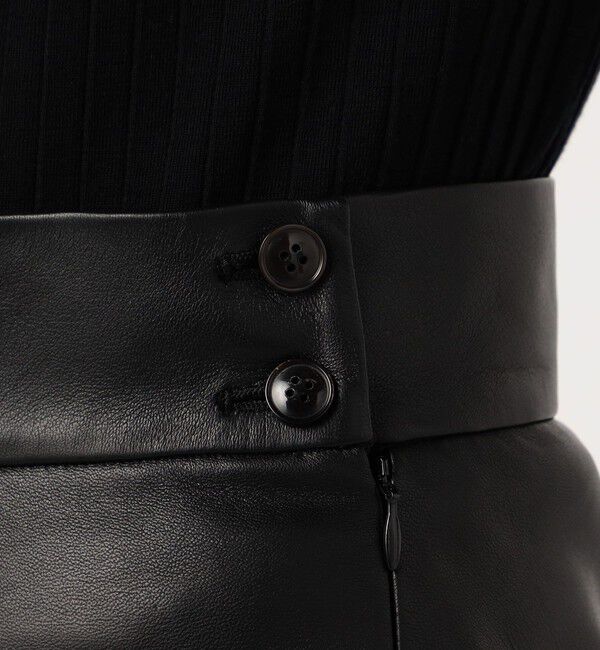 BACCA「ソフトシープレザータイトロングスカート」|スカート|