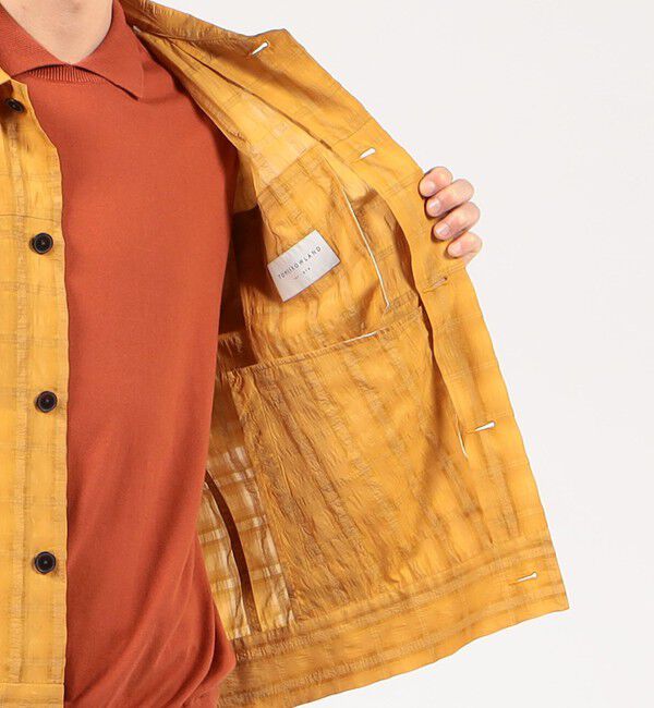 TOMORROWLAND MENS「ポリエステルナイロンキュプラ Gジャン」|ブルゾン・スタジャン|