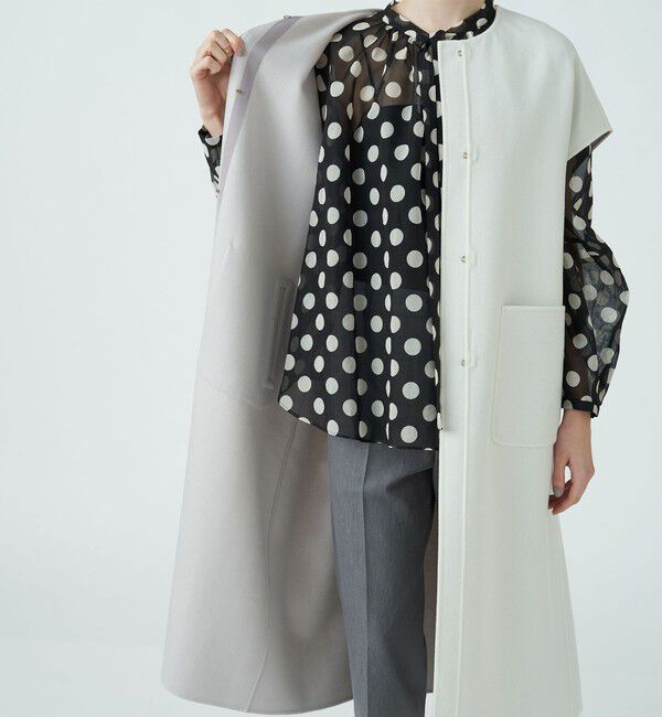 TOMORROWLAND collection「ウールカシミヤライトリバー ベルテッドロングジレ」|その他|