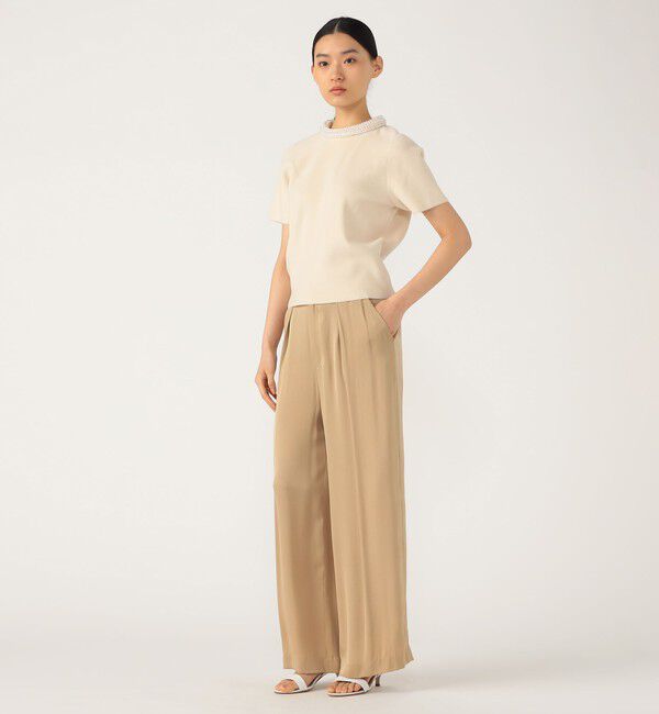 Ballsey「パールコンビ パディットカラープルオーバー」|ニット・セーター|