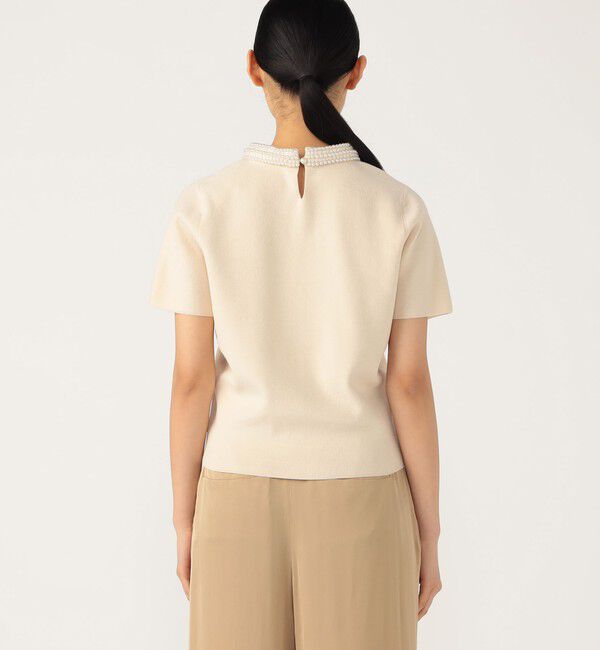 Ballsey「パールコンビ パディットカラープルオーバー」|ニット・セーター|