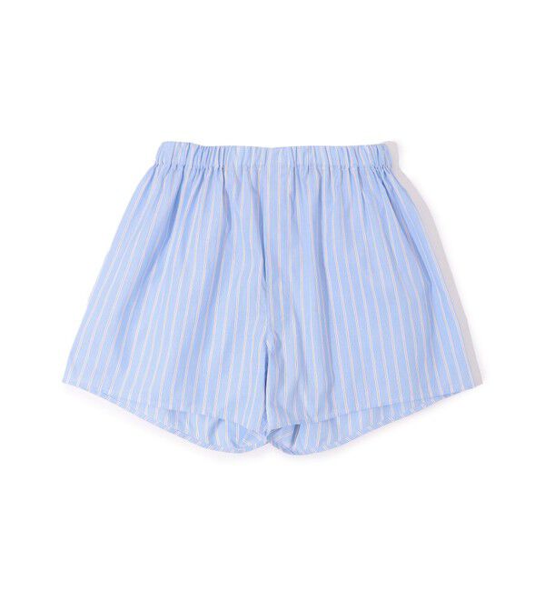 TOMORROWLAND HOME「コットンブロードストライプ トランクス」|インナー|66 ブルー系