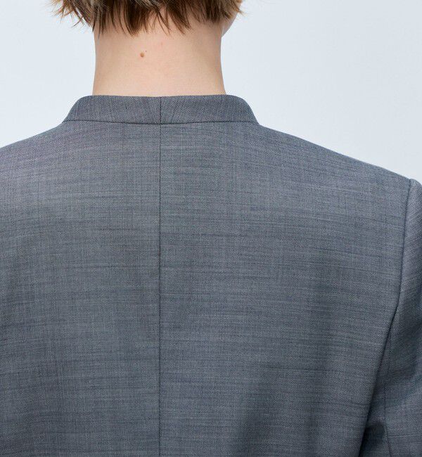 TOMORROWLAND collection「【一部WEB先行予約】シャイニーシャーク キザミカラージャケット」|ノーカラージャケット|