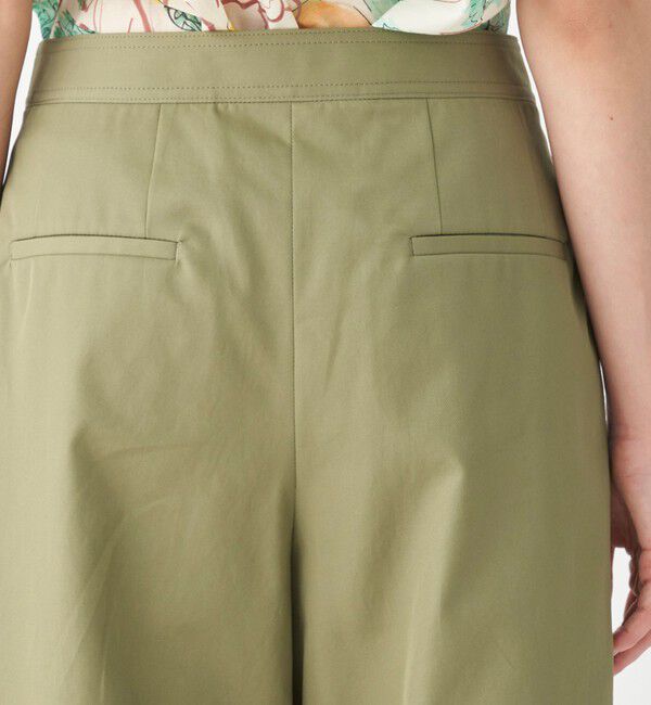 TOMORROWLAND collection「コットンギャバジン タックワイドパンツ」|その他|