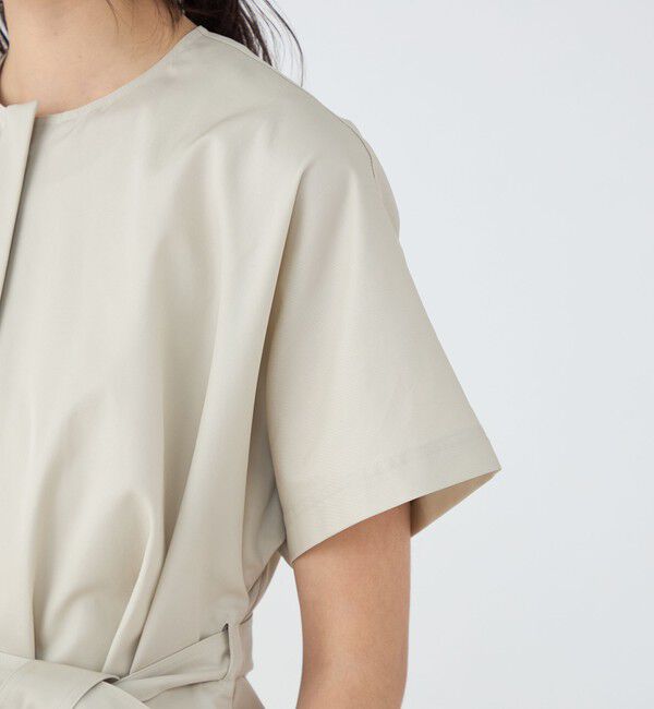 TOMORROWLAND collection「コットンギャバジン ベルテッドシャツ」|シャツ・ブラウス|