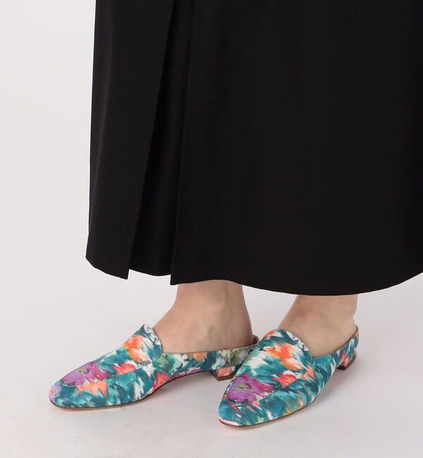 TOMORROWLAND GOODS「NEBULONI E. フラワープリントスリッポン」|スリッポン|