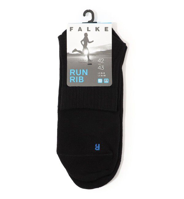 TOMORROWLAND GOODS「FALKE RUN RIB SHORT SOCKS ソックス」|ソックス|19 ブラック