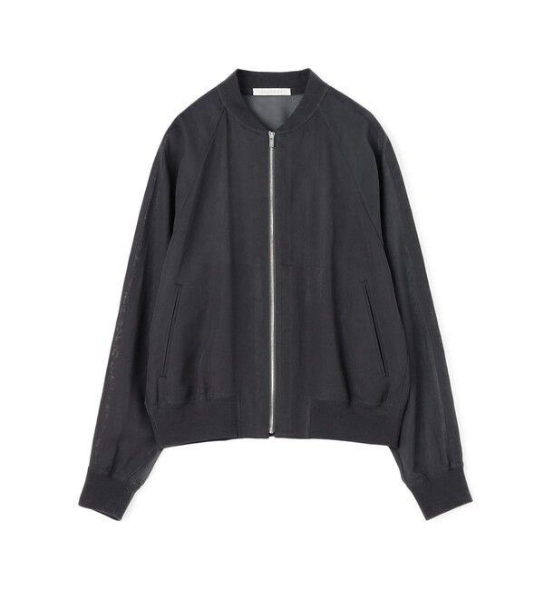 GALERIE VIE「ボイルワッシャー ラグランスリーブブルゾン」|ブルゾン・スタジャン|17 チャコールグレー
