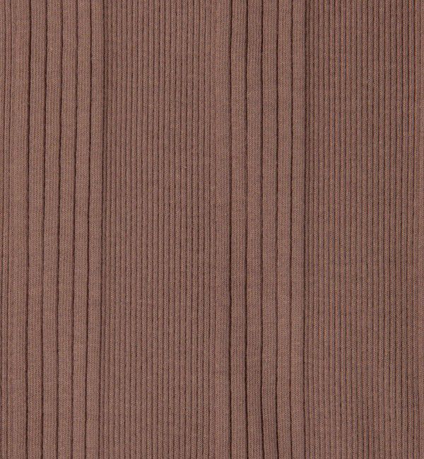 MACPHEE「コットンランダムリブ ノースリーブプルオーバー」|タンクトップ|