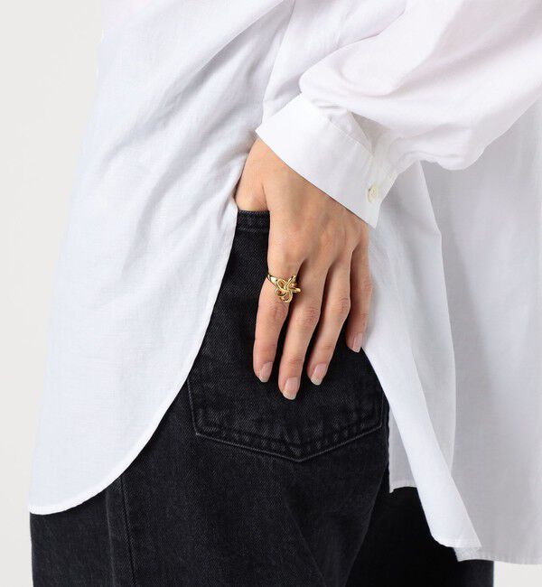 TOMORROWLAND GOODS「【別注】PHILIPPE AUDIBERT Kylie ゴールドリング」|リング|