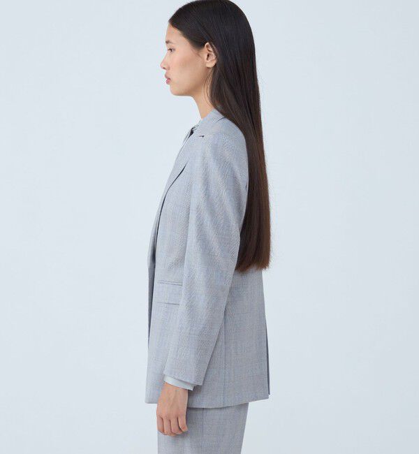 TOMORROWLAND collection「メランジグレンチェック 1Bテーラードジャケット」|テーラードジャケット|