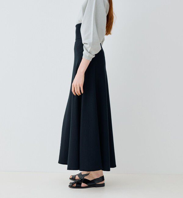 GALERIE VIE「ストレッチコットン フレアマキシスカート」|フレア|