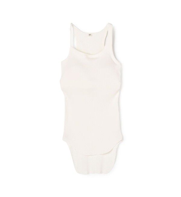 TOMORROWLAND GOODS「HAKUJI Cotton asym TT」|タンクトップ|11 ホワイト