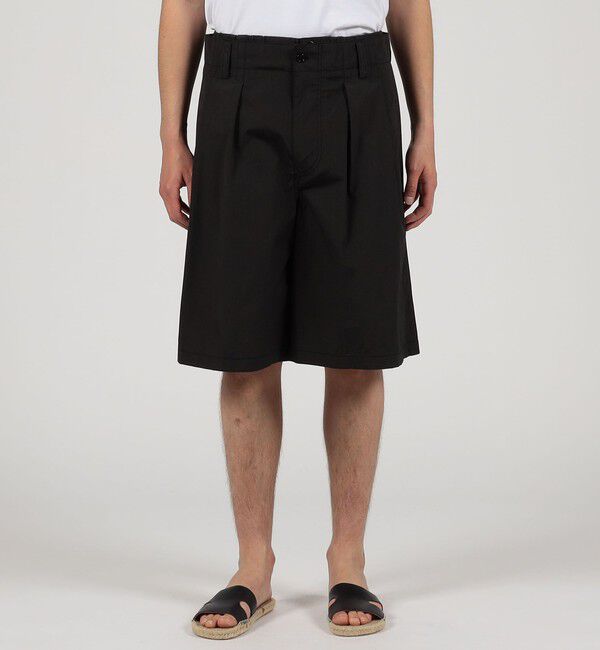 TOMORROWLAND MENS「コットンシャンブレー 2プリーツ ショートパンツ」|その他|