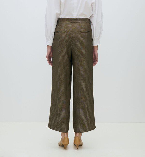 TOMORROWLAND collection「ドットジャカード セミワイドパンツ」|その他|