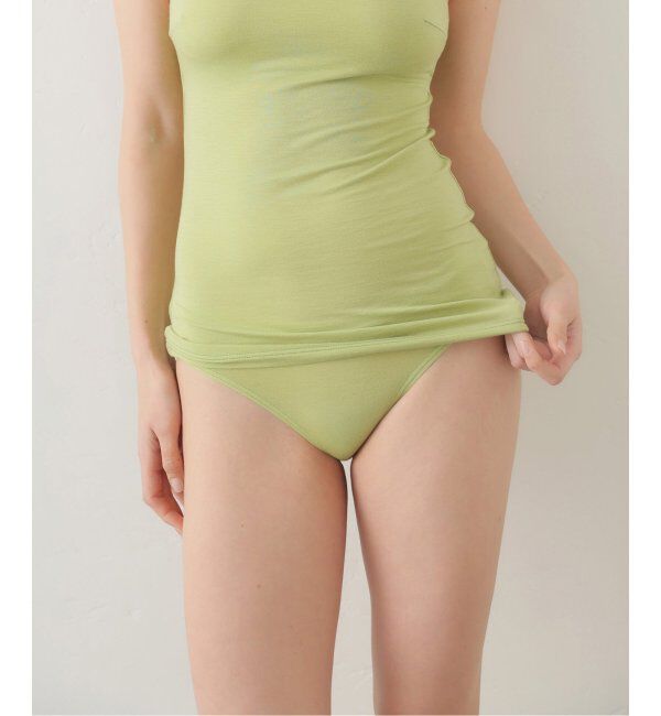 EMILYWEEK「【ACTIVE】Bamboo ストレッチビキニショーツ（ベージュ、グリーン）」|インナー|グリーン