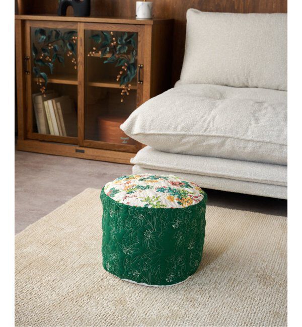 journal standard Furniture「【TOLIGHT/トライト】TOLIGHT&times;JSF QUILT POUF　プフ カバー」|クッション・クッションカバー|グリーン