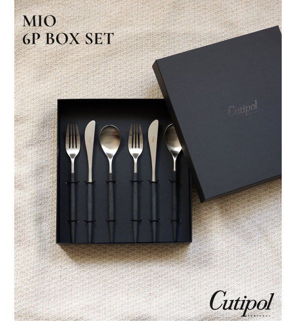 journal standard Furniture「【Cutipol/クチポール】MIO 6P BOX SET　ディナーシリーズ 6点セット」|食器・キッチングッズ|ブラック