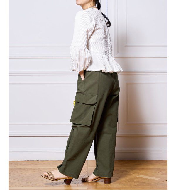 IENA LA BOUCLE「《追加》IENA LA BOUCLE ピンタック刺繍ブラウス2」|シャツ・ブラウス|