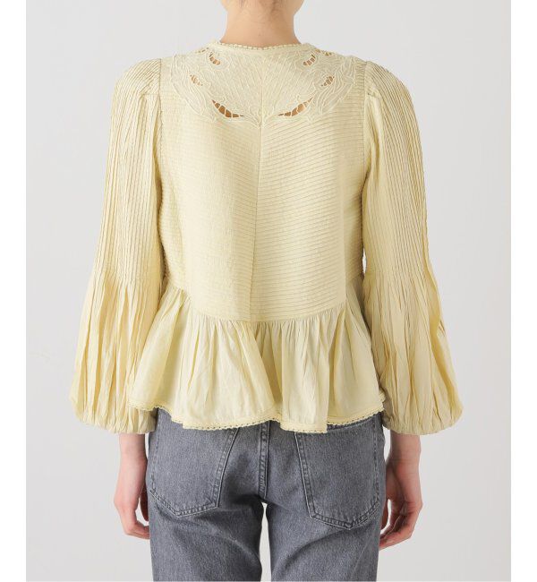 IENA LA BOUCLE「《追加》IENA LA BOUCLE ピンタック刺繍ブラウス2」|シャツ・ブラウス|
