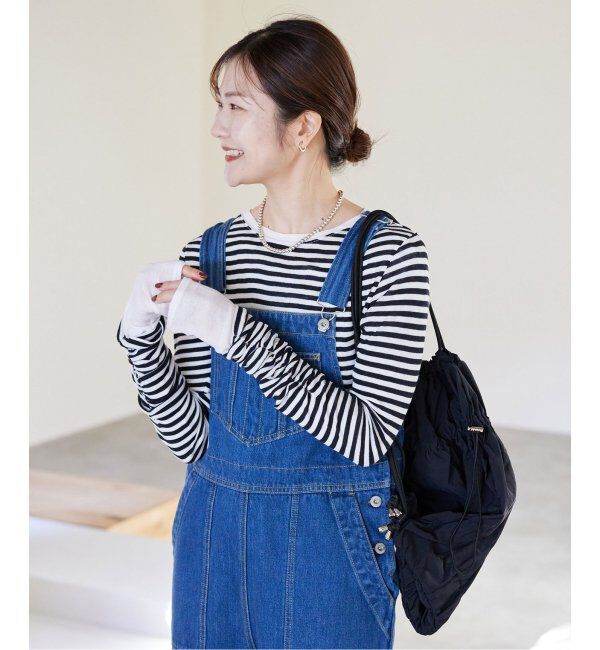 SLOBE IENA「《追加》フライスガーゼシャーリングロンTEE」|Tシャツ・カットソー|