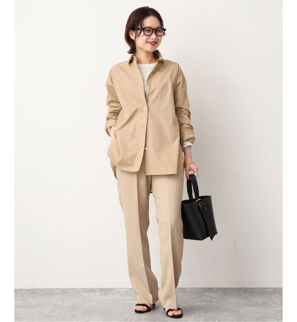 SLOBE IENA「《追加》フライスガーゼシャーリングロンTEE」|Tシャツ・カットソー|